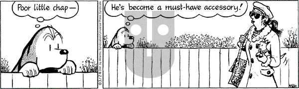 Fred Basset on Tuesday March 24, 2009 Comic Strip