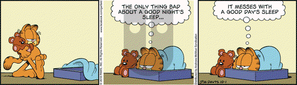Garfield on Monday October 1, 2018 Comic Strip