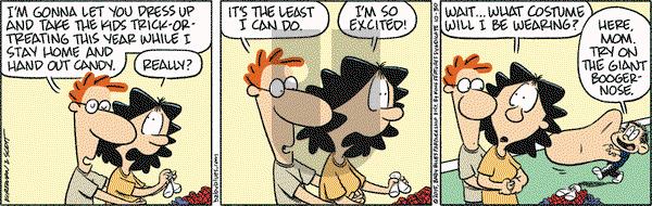 Baby Blues on Friday October 30, 2015 Comic Strip