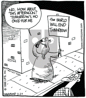 Reality Check on Saturday February 27, 1999 Comic Strip