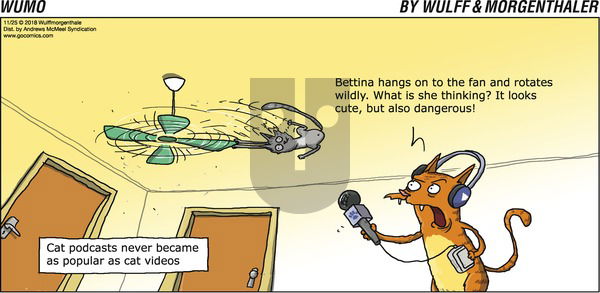 WuMo on Sunday November 25, 2018 Comic Strip