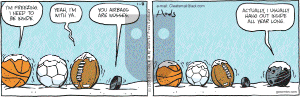 Cleats - Tuesday January 8, 2008 Comic Strip