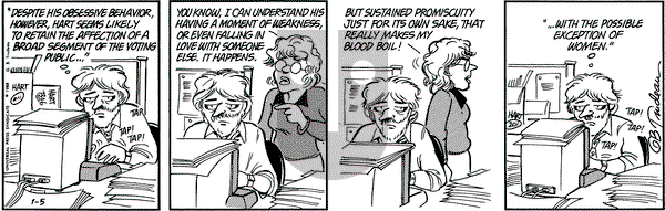 Doonesbury on Tuesday January 5, 1988 Comic Strip