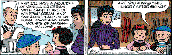 Nancy on Friday February 10, 2012 Comic Strip