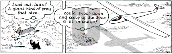 Fred Basset on Friday July 16, 2004 Comic Strip