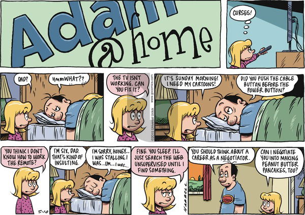 Adam@Home on Sunday May 10, 2015 Comic Strip