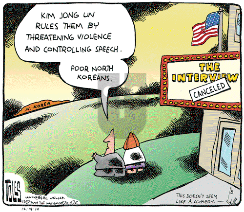 Tom Toles on Friday December 19, 2014 Comic Strip