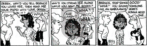 Luann on Saturday May 13, 1989 Comic Strip