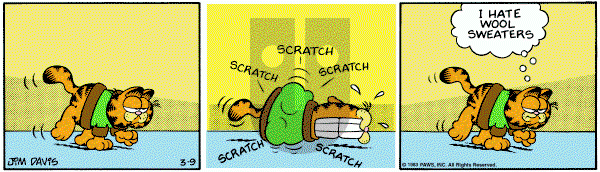 Garfield on Wednesday March 9, 1983 Comic Strip