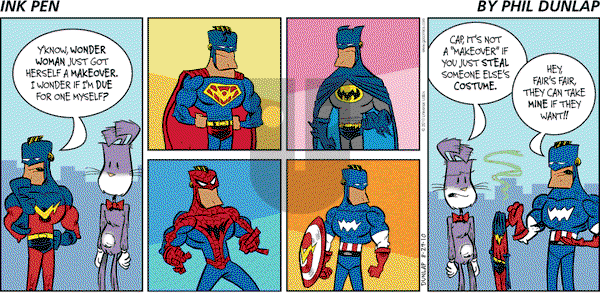 Ink Pen - Sunday August 29, 2010 Comic Strip
