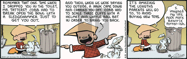 DeFlocked on Monday April 8, 2013 Comic Strip
