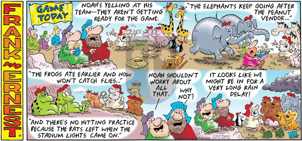 Frank and Ernest on Sunday September 26, 2010 Comic Strip