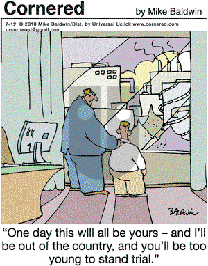 Cornered on Monday July 12, 2010 Comic Strip