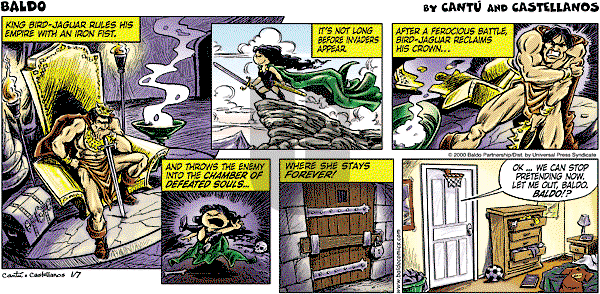 Baldo - Sunday January 7, 2001 Comic Strip