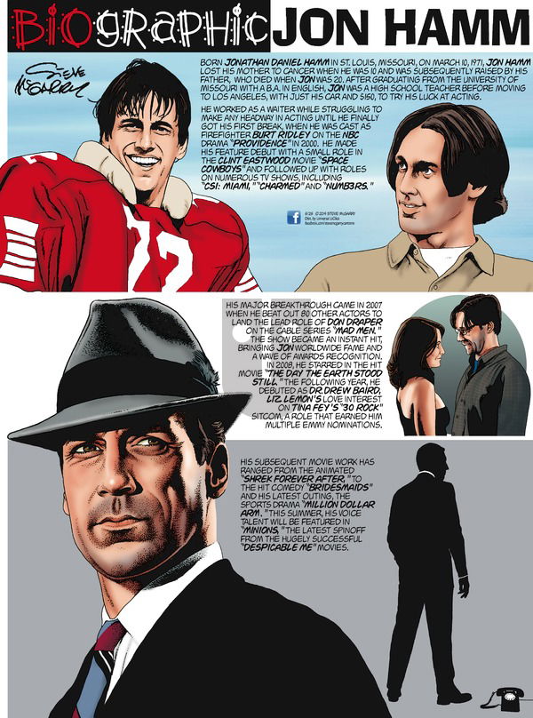 Biographic on Sunday May 25, 2014 Comic Strip