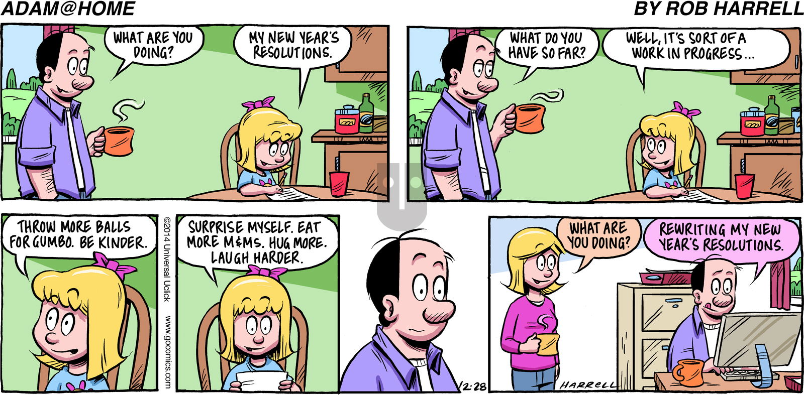 Adam@Home on Sunday December 28, 2014 Comic Strip