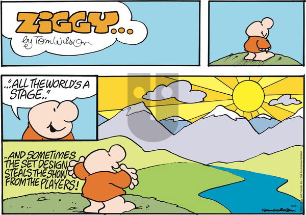 Ziggy on Sunday October 31, 2021 Comic Strip