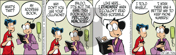 Baldo on Wednesday January 31, 2018 Comic Strip