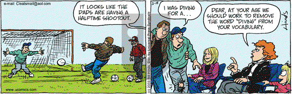 Cleats on Friday March 14, 2003 Comic Strip