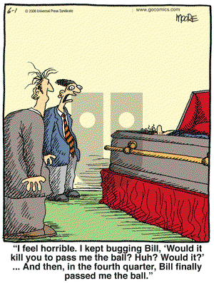 In the Bleachers on Thursday June 1, 2006 Comic Strip