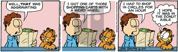 Garfield on Tuesday June 24, 2008 Comic Strip