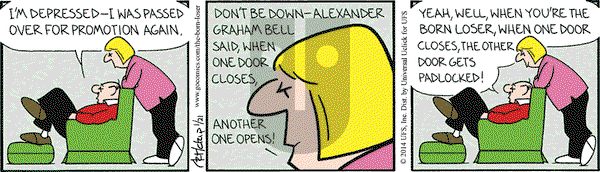 The Born Loser on Tuesday January 21, 2014 Comic Strip