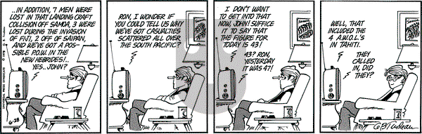 Doonesbury on Saturday June 28, 1975 Comic Strip
