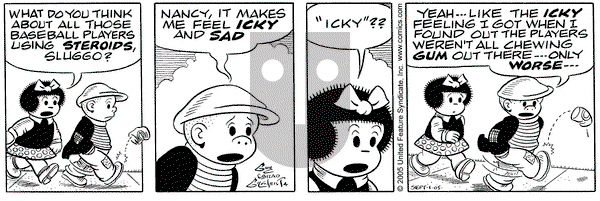 Nancy on Thursday September 1, 2005 Comic Strip