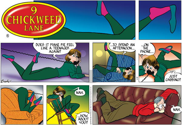 9 Chickweed Lane - Sunday November 3, 2002 Comic Strip