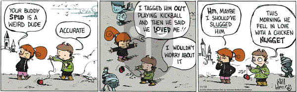 Wallace the Brave on Monday November 19, 2018 Comic Strip