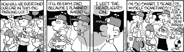 Drabble on Saturday July 20, 1996 Comic Strip