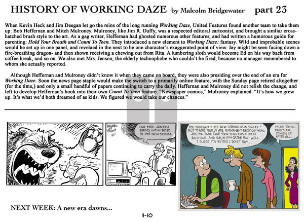 Working Daze - Sunday November 10, 2024 Comic Strip