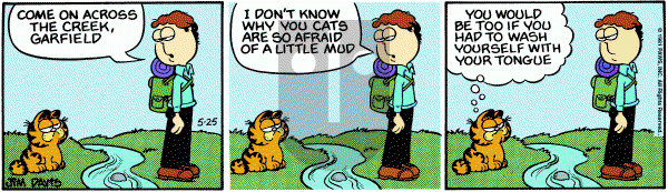 Garfield on Monday May 25, 1981 Comic Strip