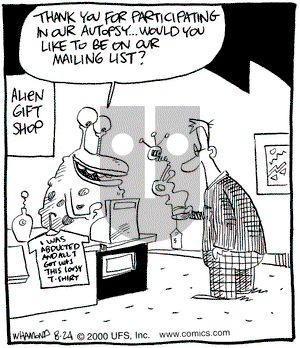 Reality Check on Thursday August 24, 2000 Comic Strip
