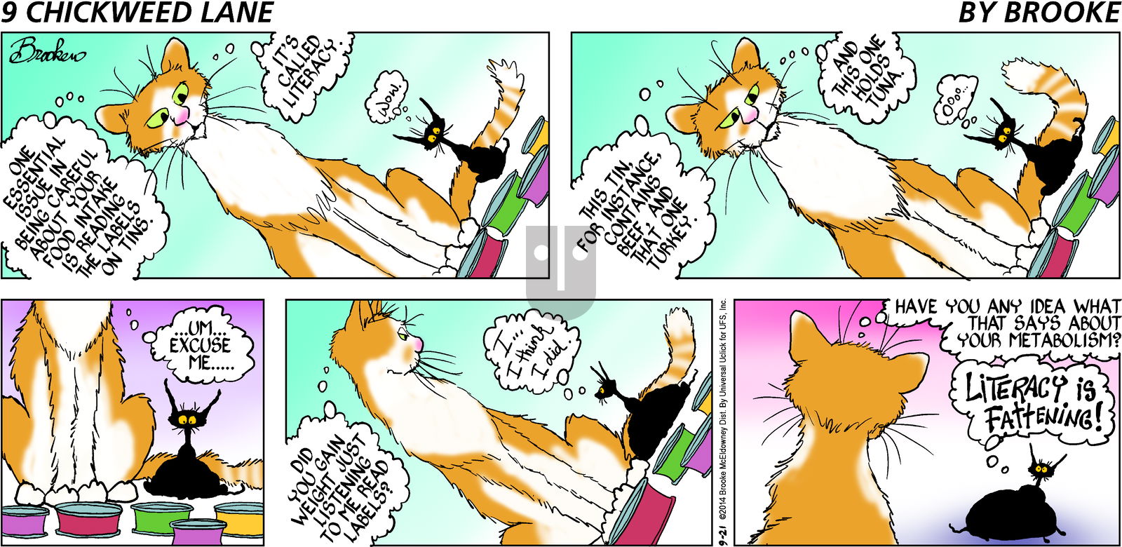 9 Chickweed Lane on Sunday September 21, 2014 Comic Strip