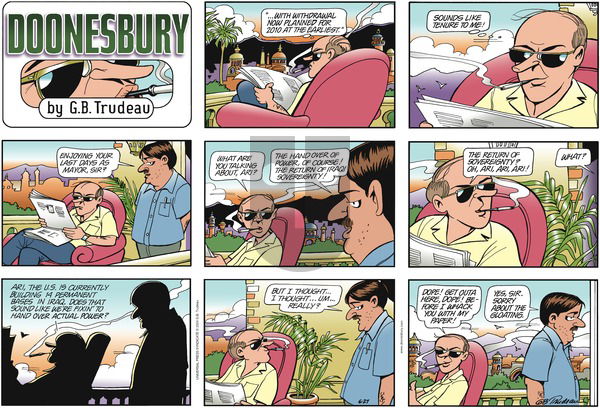 Doonesbury on Sunday June 27, 2004 Comic Strip