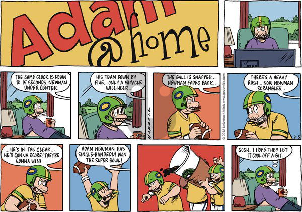 Adam@Home on Sunday February 5, 2012 Comic Strip