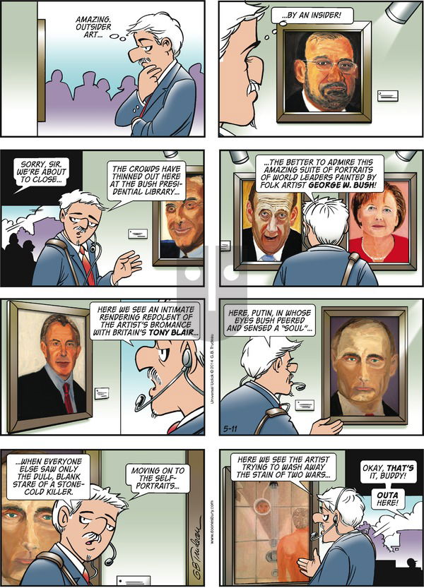 Doonesbury on Sunday May 11, 2014 Comic Strip