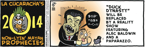 La Cucaracha on Friday January 3, 2014 Comic Strip
