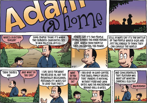 Adam@Home on Sunday October 21, 2012 Comic Strip