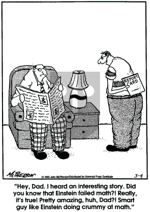 Close to Home on Thursday March 4, 1993 Comic Strip