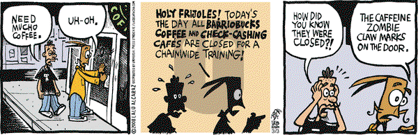 La Cucaracha on Tuesday March 3, 2015 Comic Strip