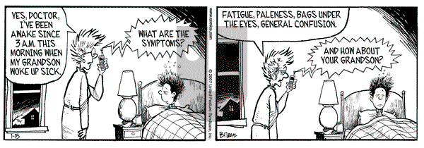 Grand Avenue on Monday January 15, 2007 Comic Strip