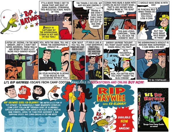 Rip Haywire on Sunday July 17, 2016 Comic Strip
