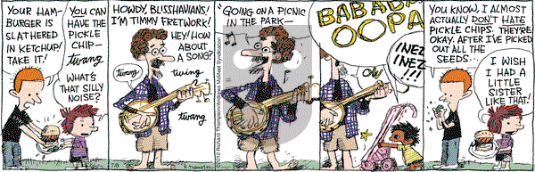 Cul de Sac on Thursday July 6, 2017 Comic Strip