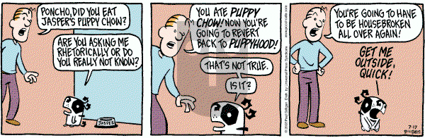 Pooch Cafe on Thursday July 17, 2003 Comic Strip