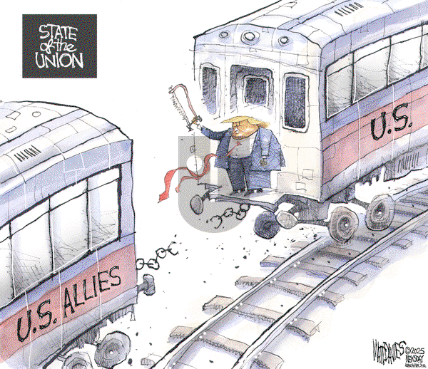 Matt Davies on Wednesday March 5, 2025 Comic Strip
