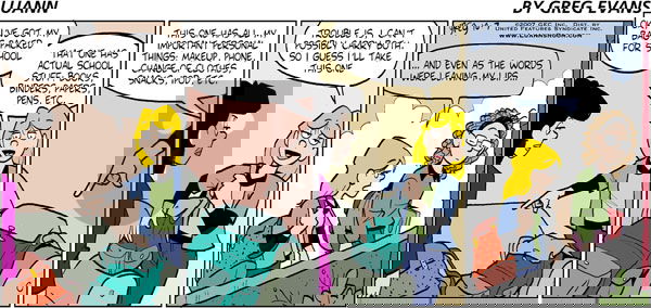 Luann on Sunday October 7, 2007 Comic Strip