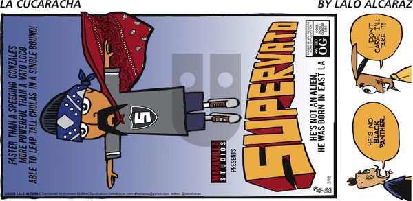 La Cucaracha on Sunday March 18, 2018 Comic Strip