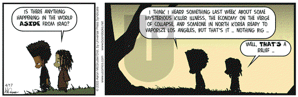 The Boondocks on Thursday April 17, 2003 Comic Strip